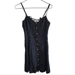 American Eagle Polka Dot Button Down Sundress